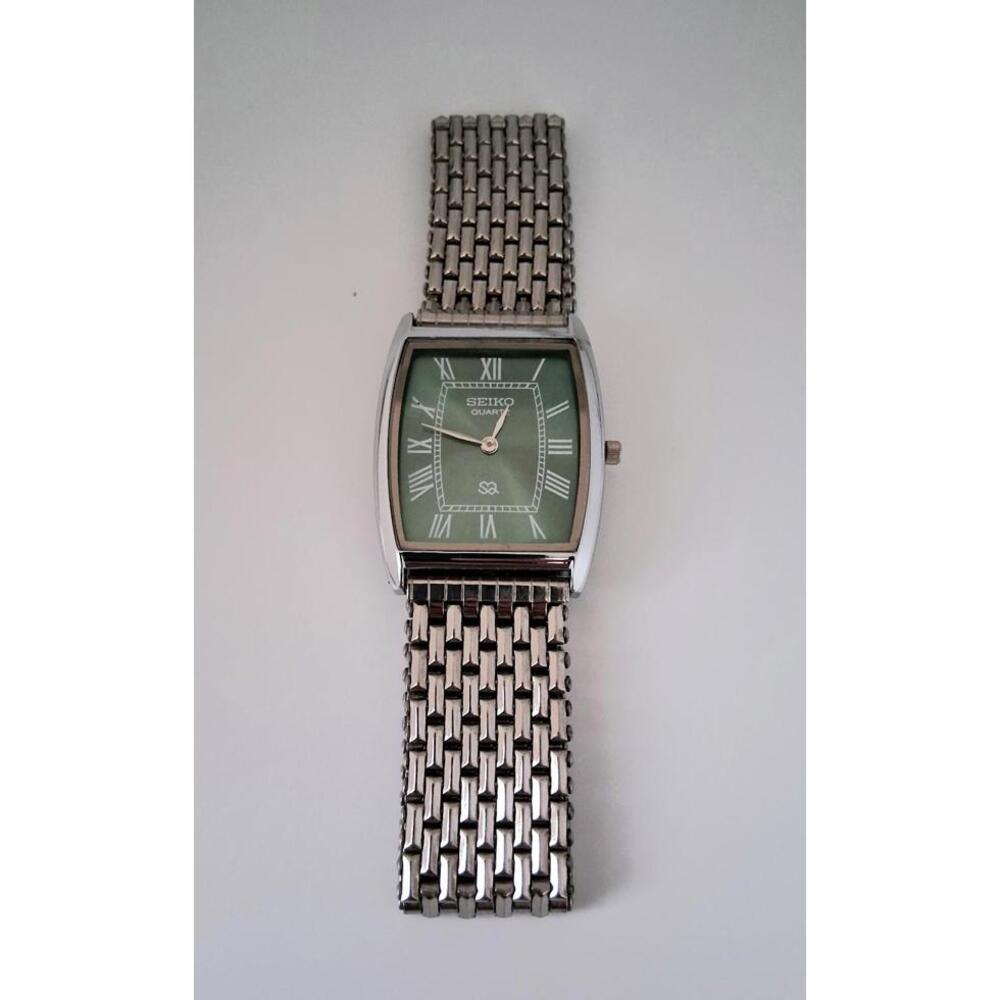 💁🏽♂️ Men's Vintage Seiko Barrel/Tonneau Stainless Steel Tank RARE - Picture 3 of 7